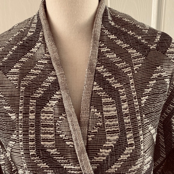 NWT IRO Bianza Kimono Style JKT Sz 38 BLK/Ecru/Sil - Picture 5 of 16